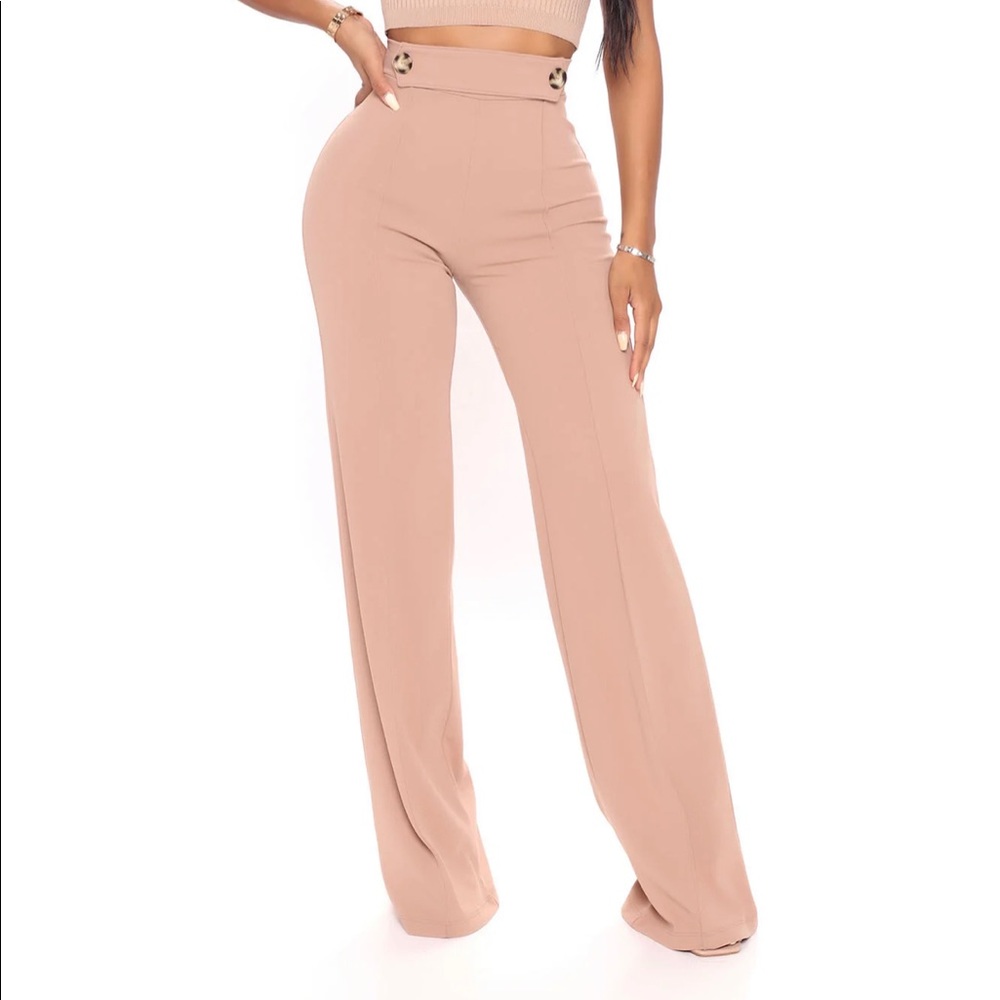 Wide Leg Slacks